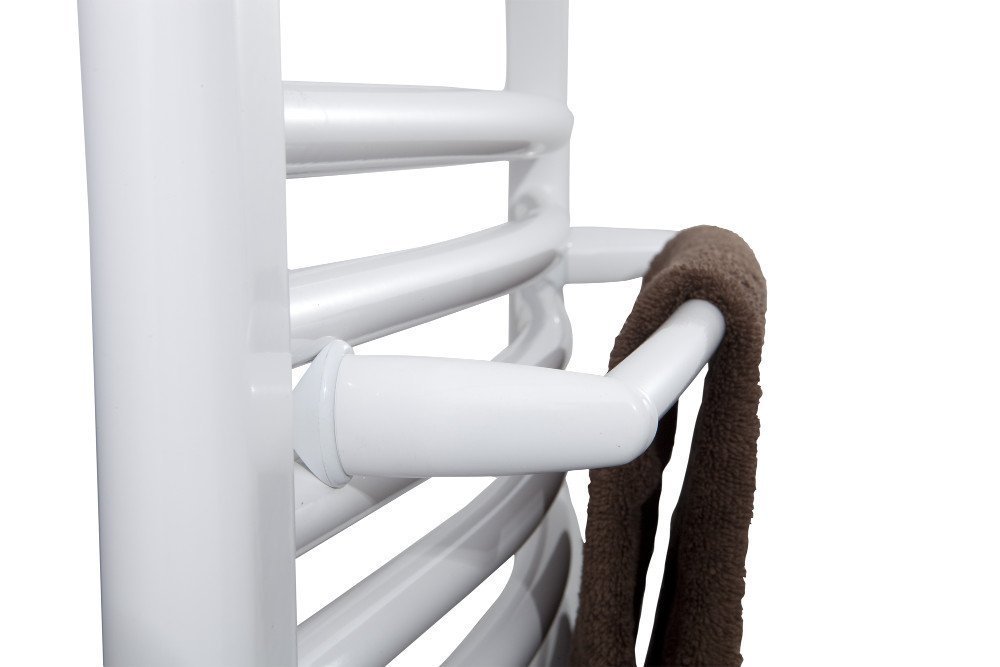 Aqualine Sušák ručníků na otopná tělesa 33cm oblý, bílá IDO-40