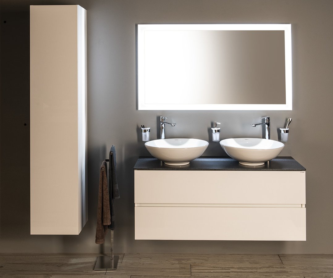 Sapho FLUT zrcadlo s LED podsvícením 1200x700mm, bílá FT120