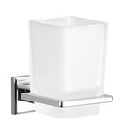 Photo: COLORADO tumbler holder, frosted glass, chrome