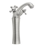 Photo: ANTEA Washbasin Mixer Tap high with Pop Up Waste (H) 245mm, brushed nickel
