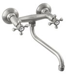 Photo: ANTEA Wall Mounted Mixer Tap, brushed nickel