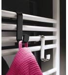 Photo: Towel Radiator Hook, thermoplastic, black