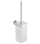 Photo: AIDA wall-hung toilet brush, frosted glass, chrome