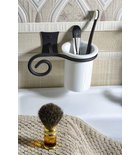 Photo: REBECCA tumbler holder, ceramics, black matt