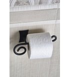 Photo: REBECCA držiak toaletného papiera bez krytu, čierna