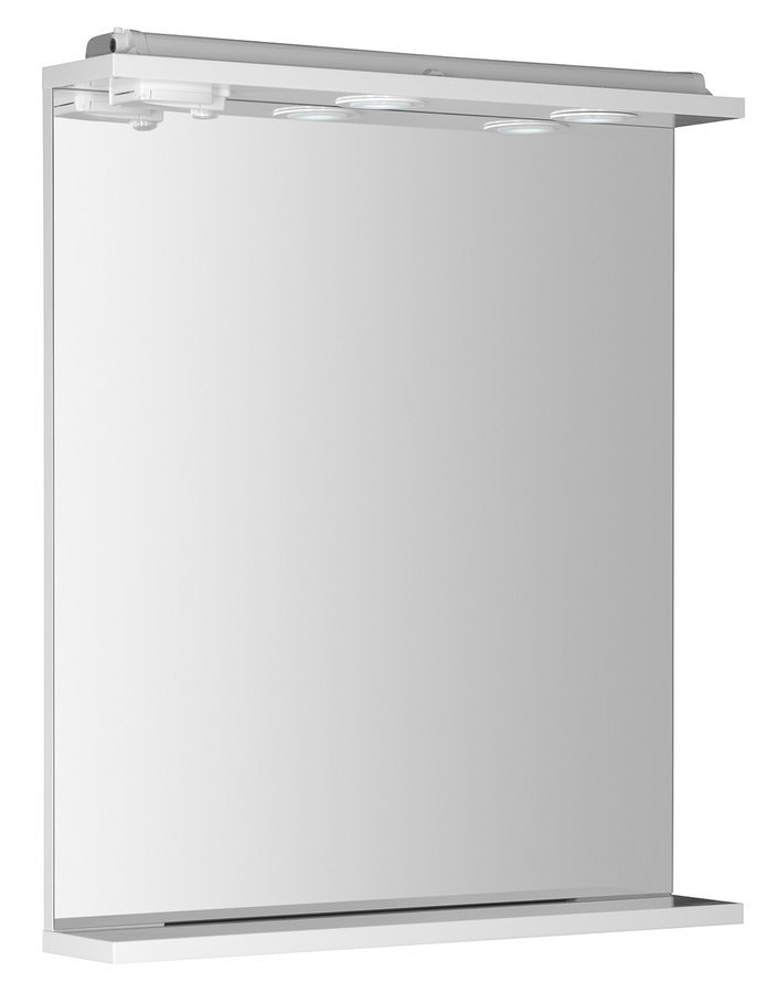 KORIN zrcadlo s LED osvětlením a zásuvkou 60x70x12cm KO397