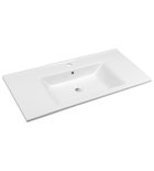 Photo: ZUNO 100 Ceramic Vanity Unit Washbasin 100x45cm, white