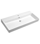 Photo: KARE 100 Ceramic Vanity Unit Washbasin 98x46cm, white