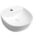Photo: LUGANO counter top ceramic washbasin Ø 40 cm, white
