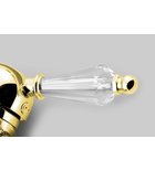 Photo: KIRKÉ CRYSTAL Bidet mixer tap lever crystal, with pop up waste, gold