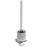 Photo: ZEN wall-hung toilet brush, frosted glass, chrome