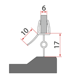 Photo: Spodné tesnenie pre AQ6018 L/P (53 cm)