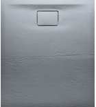 Photo: ACORA Duschwanne aus gegossenem Marmor, 120x90x2,9cm, Rechteck, grau, Steind