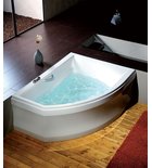 Photo: TANDEM R asymmetrische Badewanne 170x130x50cm, rechts, weiß