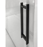 Photo: VOLCANO BLACK Shower Door 1400 mm, clear glass