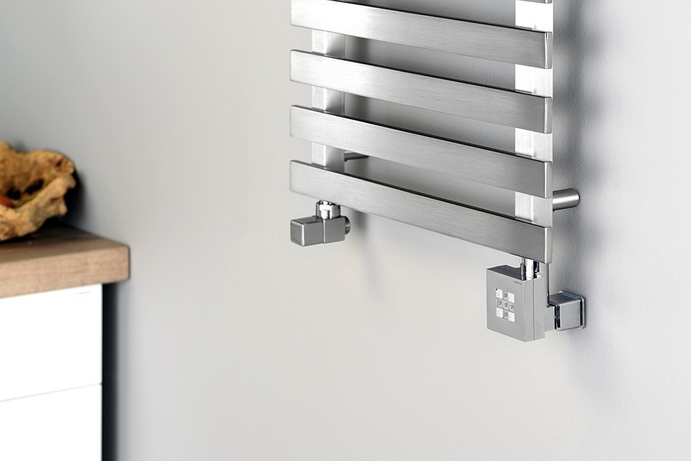 Sapho KTX topná tyč s termostatem, s krytem pro kabel, 800 W, chrom KTX-CW-800