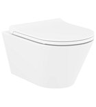 Photo: AVVA wall hung toilet, Rimless, 35,5x53cm, white
