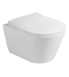 Photo: AVVA závesná WC misa, Rimless, 35,5x53 cm, biela