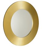 Photo: SUNBEAM okrągłe lustro  w drewnianej ramie ø 90 cm, złoty