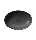 Photo: PURA counter top ceramic washbasin 60x42cm, black matt