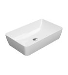 Photo: NUBES counter top ceramic washbasin 60x38cm, white ExtraGlaze