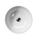 Photo: NUBES counter top ceramic washbasin dia 40cm, white ExtraGlaze