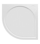 Photo: ARCA brodzik prysznicowy kompozytowy, półokrągły 80x80x3 cm, R550