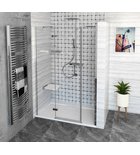 Photo: FORTIS LINE 3-Piece Alcove Shower Door 1300 mm, clear glass/left