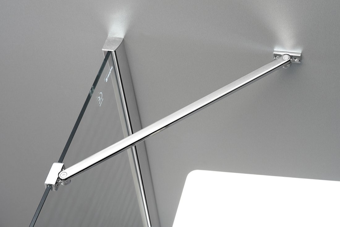 Polysan FORTIS boční stěna 800mm, čiré sklo FL3580