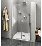 Photo: ZOOM LINE drzwi prysznicowe dwuskrzydłowe 800mm, szkło czyste