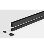 Photo: ZOOM LINE BLACK extension profile for wall fixed profile, 15mm