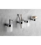 Photo: PIRENEI mydeľnička, mliečne sklo, chróm