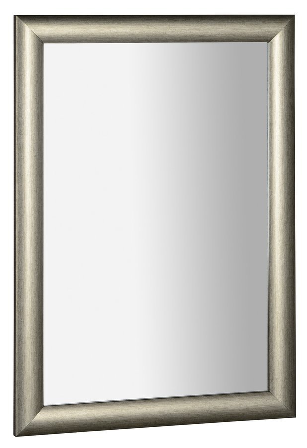 VALERIA zrcadlo v dřevěném rámu 580x780mm, platina NL393