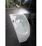 Photo: MAMBA L asymmetrische Badewanne 160x95x45cm, links, weiß