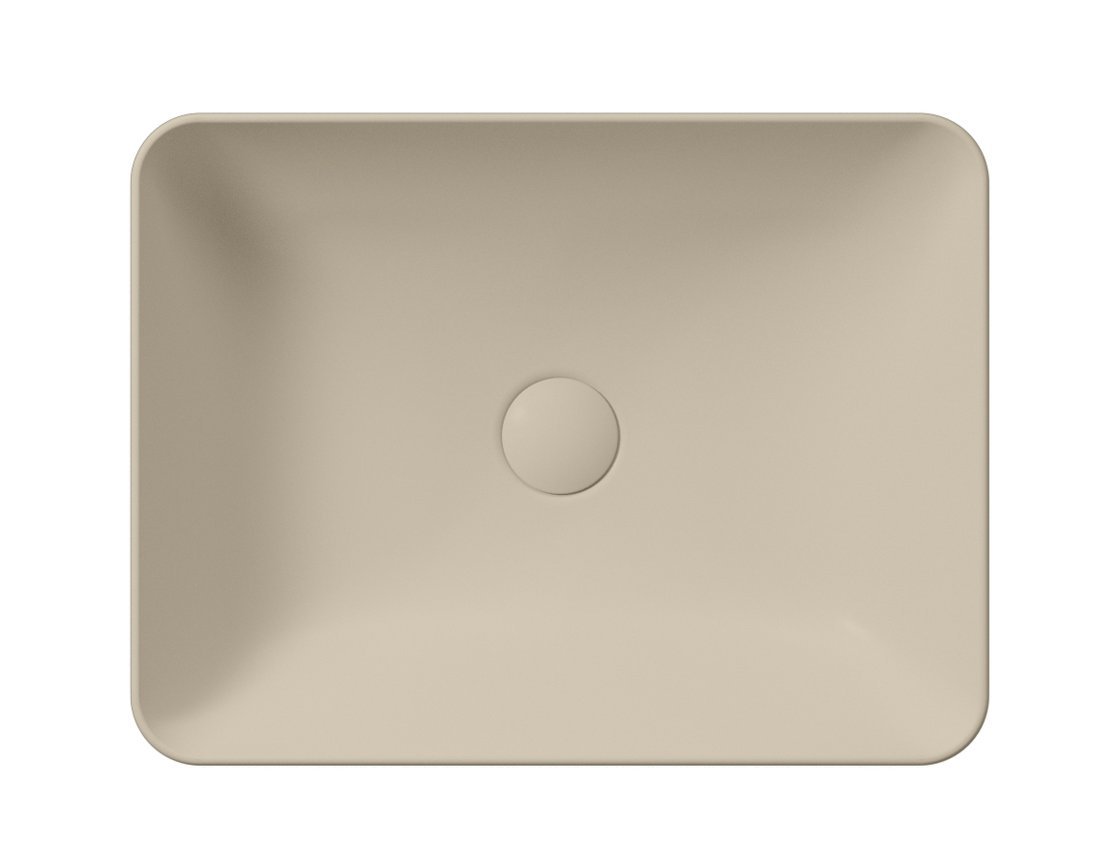 GSI SAND/NUBES keramické umyvadlo na desku 50x38cm, creta mat 903708