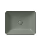 Photo: SAND/NUBES counter top ceramic washbasin 50x38cm, agave matt
