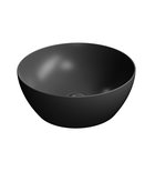 Photo: PURA Countertop Ceramic Washbasin, diameter 42 cm, black matt