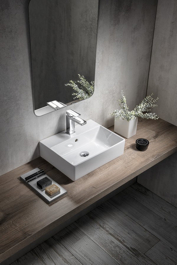 GSI KUBE X keramické umyvadlo 45x35cm, bílá ExtraGlaze 9485111