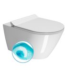 Photo: KUBE X závěsná WC mísa, Swirlflush, 36x55 cm, bílá ExtraGlaze