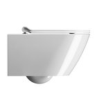 Photo: KUBE X závesná WC misa, Swirlflush, 36x55 cm, biela ExtraGlaze