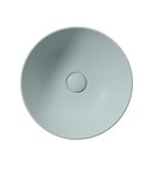 Photo: NUBES counter top ceramic washbasin dia 40cm, ghiaccio matt