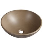 Photo: FORMIGO concrete washbasin, diameter 41 cm, light brown