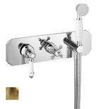 Photo: VIENNA Concealed Shower Mixer Tap inc Shower Handset, 2-way, bronze