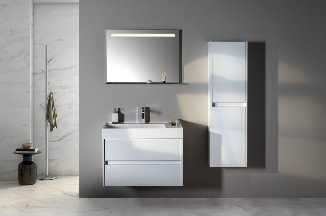 Sapho NIRONA umyvadlová skříňka 82x51,5x43 cm, bílá NR085-3030