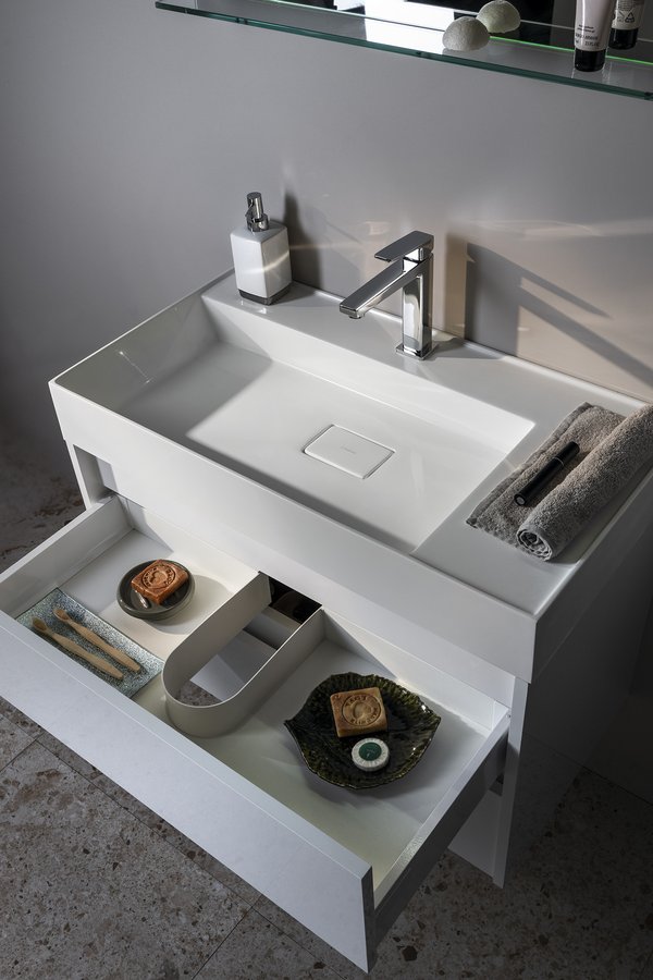 Sapho NIRONA umyvadlová skříňka 82x51,5x43 cm, bílá NR085-3030