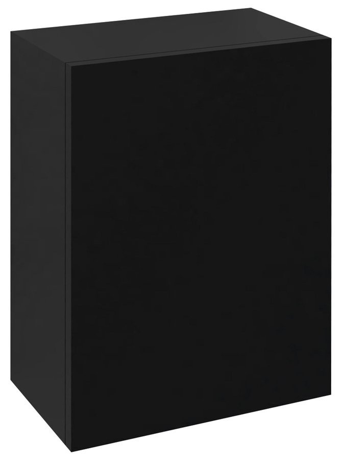 TREOS skříňka horní dvířková 35x50x22cm, pravá/levá, černá mat TS040-3535