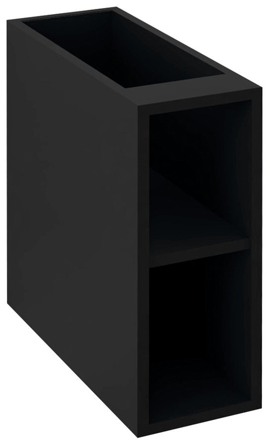 TREOS skříňka spodní policová 20x53x50,5cm, černá mat TS020-3535