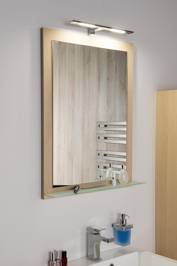 Sapho TREOS zrcadlo v rámu 750x500mm, bílá mat TS750-3131