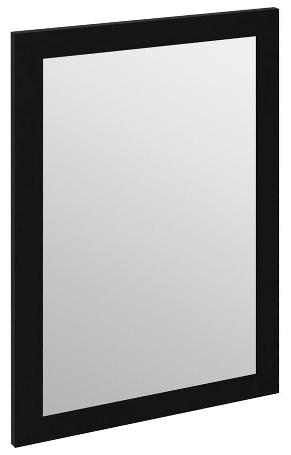 TREOS zrcadlo v rámu 750x500mm, černá mat TS750-3535