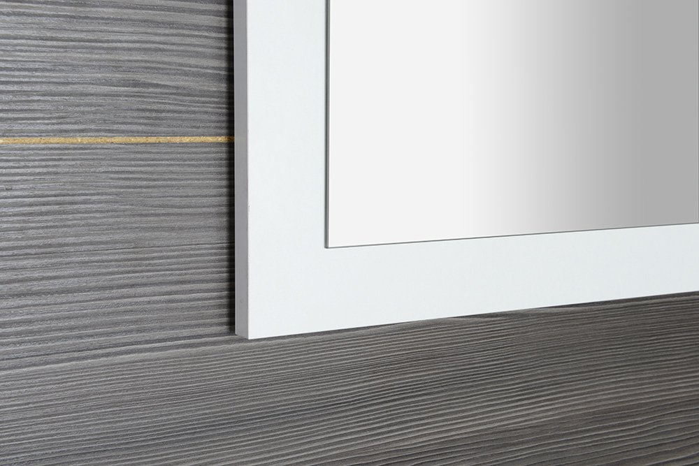 Sapho TREOS zrcadlo v rámu 1100x500mm, bílá mat TS100-3131